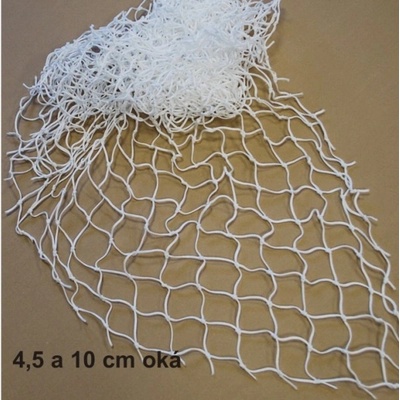 Dekoračná sieť 1x3m, 4,5cm oko, 2mm biela