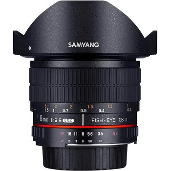 Samyang 8mm f/3.5 Aspherical IF MC Fish-eye CSII Nikon AE