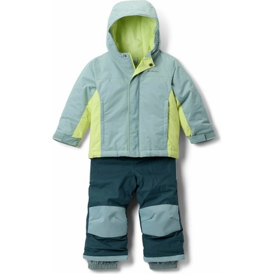 Buga III Set Detsky Set Bunda Nohavice Crushed Blue Neon Light Everblue