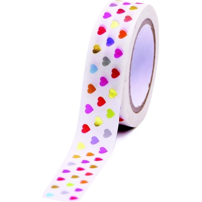 Tempus GG FT 933238 Coloured hearts 10 m x 15 mm – Zbozi.Blesk.cz