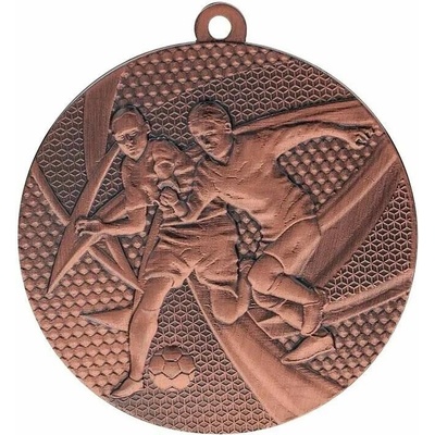 MMC15050 Medaila kovová Futbal ø 50mm bronzová