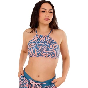 Fundango Hogg High Neck bikini top - Blue (Brasil)