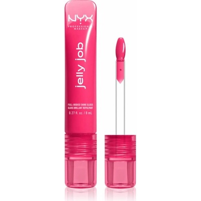 NYX Professional Makeup Jelly Job zářivý lesk na rty se zvětšujícím efektem Juicy Jelly 7,5 ml