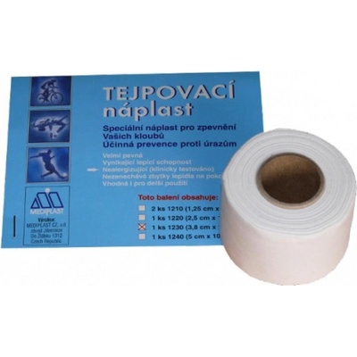 Mediplast 1240XT tejpovací náplast červená 5cm x 10m 1 ks