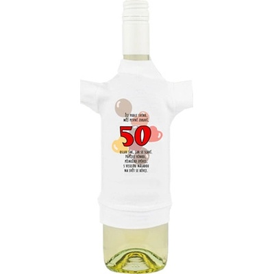 KupMa Tričko na fľašu 50 rokov CZ