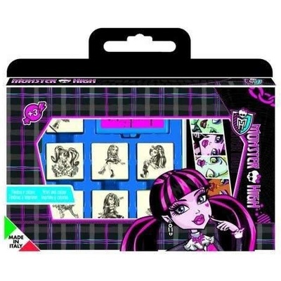 Multiprint Razítka 7869 s poduškou Monster High velká sada