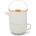 Bredemeijer Чайник UMEA TEA FOR ONE 500 мл, с чашка за чай, бял, Bredemeijer (BRED142007)