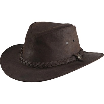 Randol´s Westernový klobouk kožený Oiled Suede hnědý
