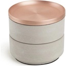 Umbra šperkovnice Tesora šedá