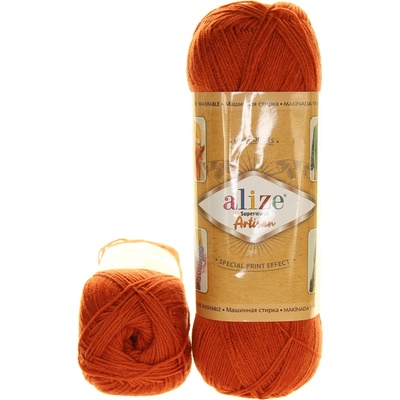 Alize Superwash Artisan 433 rezavá