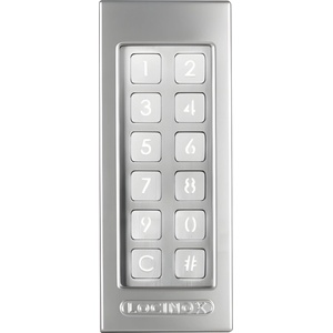 Locinox Клавиатура за контрол на достъпа SlimStone 2 Locinox с две вградени релета (P00009877-SILV)