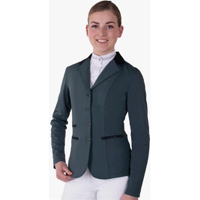QHP Dámské jezdecké sako Juliet tmavě zelené – Zboží Dáma