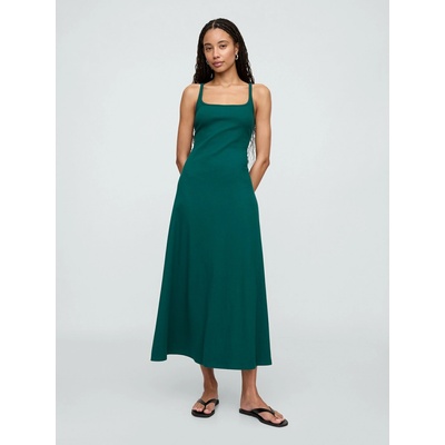 GAP Рипсовани миди рокли GAP GAP | Zelen | ЖЕНИ | XS