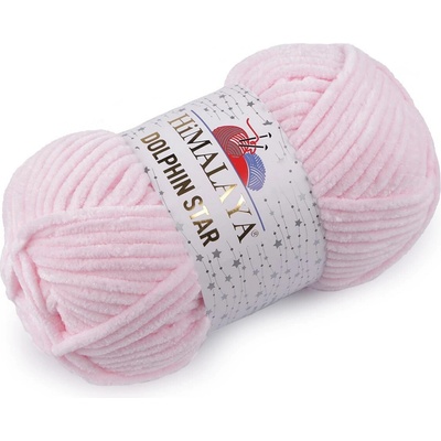Pletací žinylková příze s lurexovým vláknem Dolphin Star 100 g Varianta: 4 (92103) růžová nejsv., Balení: 1 ks 52785/131243/245869