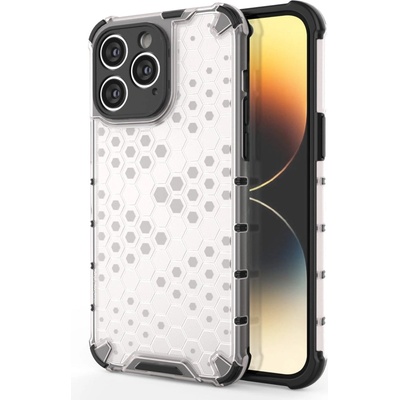 HQWear Кейс HQWear Honeycomb за iPhone 14 Pro Max, прозрачен (9145576266199)