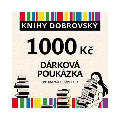 Elektronická dárková poukázka pro knižního závisláka 1000 Kč