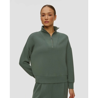Varley Hawley Half Zip Sweat zelená