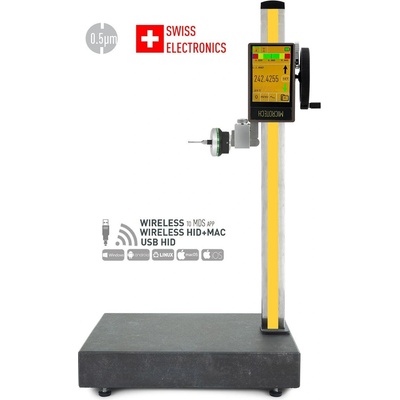 MIROTECH Дигитален високомер Microtech TouchProbe DataMet с гранитна маса - 0-300 мм, 0, 0005 мм (144303291)