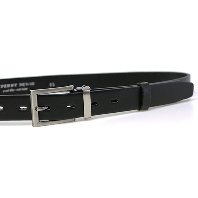 Penny Belts pánský kožený pásek do kalhot 30-100-1-60 černý
