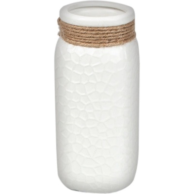 ВАЗА КЕРАМИЧНА g1804071-1 БЯЛА 20х8--- (760675)