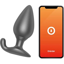 Oninder Vibrating Anal Plug Black