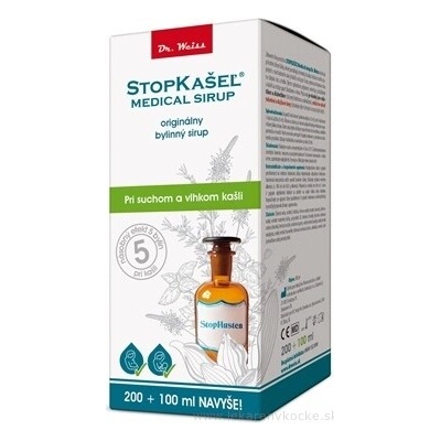 STOPKAŠEL Medical sirup Dr. Weiss 300 ml