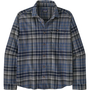 Patagonia Мъжка риза с копчета Patagonia L/S LW Fjord Flannel Shirt - Depth: New Navy - размер XXL (033-0627-4115)