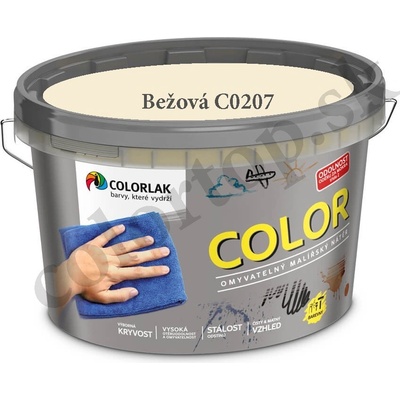 COLORLAK Prointeriér color ekodur V-2005 C0207 bežová 1,5kg