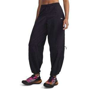 Under Armour Дамски анцуг Under Armour Womens Rival Woven Bungee Open Hem Woven Joggers - Black/White