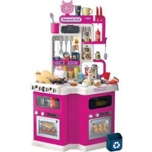 Joele Детска ъглова кухня Joele - 922-181, с течаща вода и пара, 113 части (922-181) - baby
