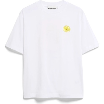 Armedangels Дамска тениска ARMEDANGELS Women's Tarjaa Graphic T-shirt - White - размер XS (916-6597-0211)