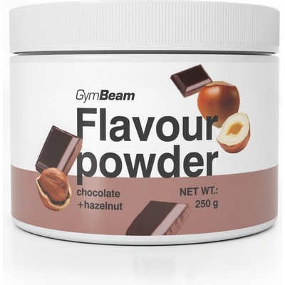 GymBeam Flavour powder 250 g čokoláda lieskový oriešok