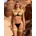 SuperLove Sexy Strappy Bra, Thong, Garters, & Choker Set 81286 Neon Green M/L