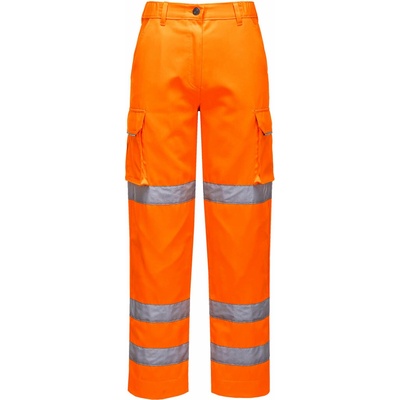 Portwest LW71 dámske reflexné Hi Vis nohavice Žltá