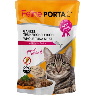 Feline Porta 21 24 x 100 g Tuniak s aloe