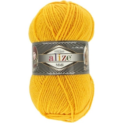 Alize Superlana Midi 488 žltá