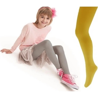 dívčí punčocháče Mary NOQ 60 den hořčicová