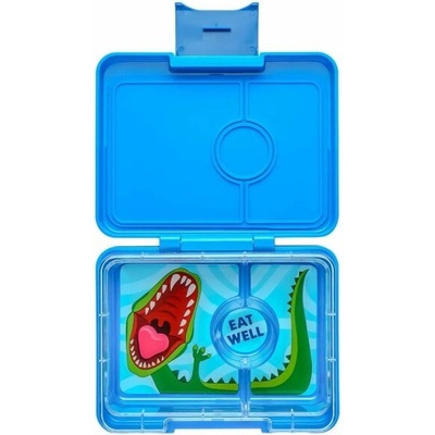 Yumbox Krabička na desiatu desiatový box Snack Surf Blue Dino