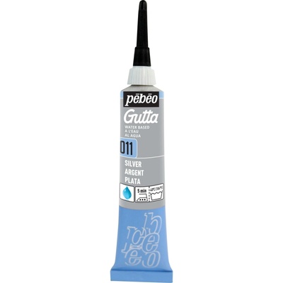 Pébéo Kontura na hedvábí Gutta 20 ml 011 Silver – Sleviste.cz