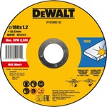 DEWALT диск за рязане на неръждаема стомана INOX 180 x 6 x 22.23 мм DT42380Z (DT42380Z)