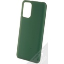Pouzdro 1Mcz Matt TPU ochranné silikonové Xiaomi Redmi Note 10, Redmi Note 10S, Poco M5s tmavě zelené