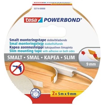 tesa Монтажна лента, тясна, 2 x 9 mm x 5 m, TESA, "Powerbond" 55714-00000-04 (55714-00000-04)