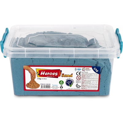 Heroes Кинетичен пясък Heroes - Син цвят, 3000 g (KUM-029.1)