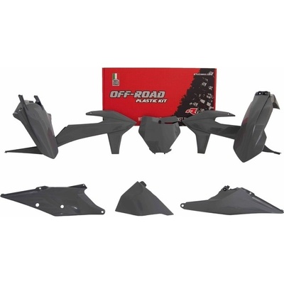 Sada plastov KTM, perách (limitovaná edícia QUANTUM GREY, šedá, 6 dielov, vr. Krytov vzduch filtra) M400-1276