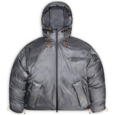 RAINS Яке RAINS Men's Kevo Vision Waterproof Windproof Short Puffer Jacket - Grey-13