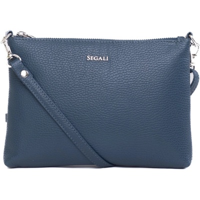 Segali dámská kožená crossbody kabelka A6C navy blue