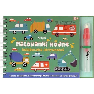 Vodové maľovanky Omaľovánky Knižka aktivít VOZIDLÁ