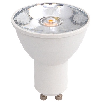 UltraLux Led ЛАМПА ЛУНИЧКА 6w, gu10, 2700k, 220v-240v ac, 15°, ТОПЛА СВЕТЛИНА (lz10627)