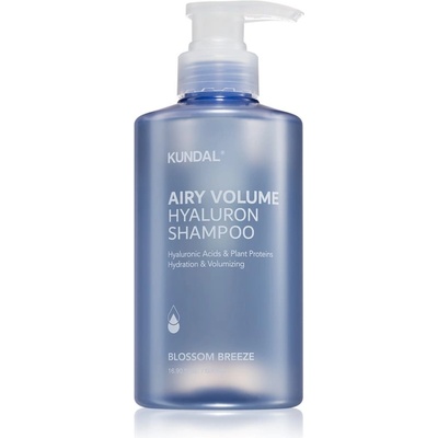 KUNDAL Airy Volume Hyaluron Shampoo хидратиращ шампоан за обем и блясък 500ml