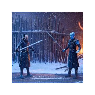 The Noble Collection Игра на тронове Статуетка на Джон Сноу, 18 см, многоцветна